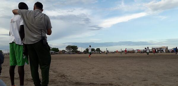 South Sudan football field