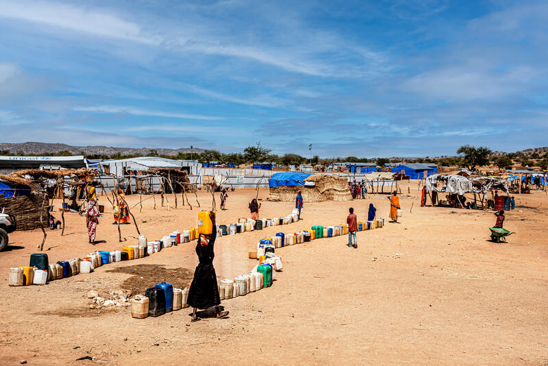 Water crisis in Metche camp for Sudanese refugees and returnees in Chad